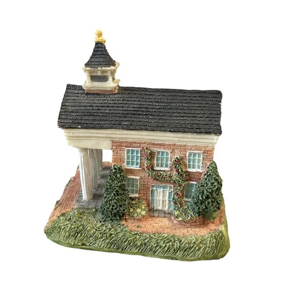 Peebles Brunswick County Courthouse Victorian Resin Village 1992 Signed - Picture 4 of 5